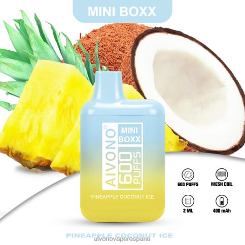 Aivono AIM MINI BOXX 600 hielo de piña y coco H682H238 | Aivono Reseñas